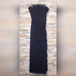 M/M Le Chateau Black strapless maxi dress
